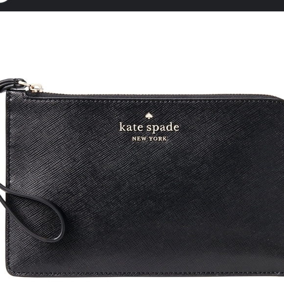 kate spade Handbags - Kate Spade Women's Small Black Zip Around Wristlet Wallet New